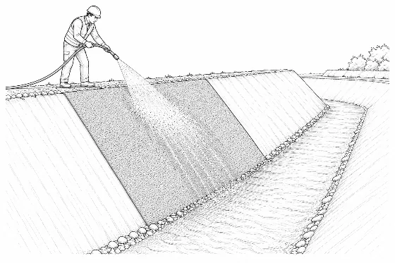 Tưới nước thủy hóa bề mặt